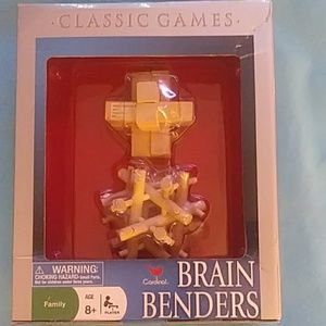 Classic Wooden Brain Benders Puzzle Game